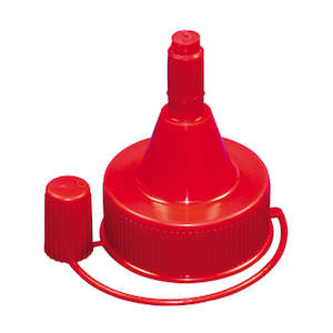 Sauce Bottles: Red Witches Cap to Suit 250ml, 500ml, 1 Litre Sauce Bottles