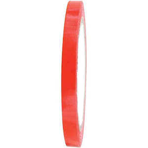 Bag Neck Tape: Vinyl Bag Neck Sealing Tape 12mm x 66m Red | 1 Roll