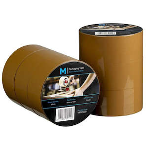 Polypropylene Tapes: M Premium Packaging Tape Brown 48mm x 100m 3/Pack