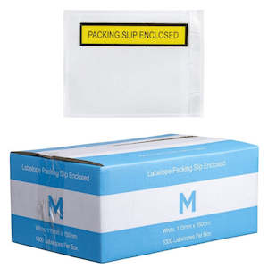 M Shipping Label Lopes Self Adhesive 'Packing Slip Enclosed' | 1000/Box
