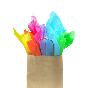 Tissue Wrapping Paper: Bee Pak Tissue Paper Rainbow 500x750mm 480 Sheets/Pack