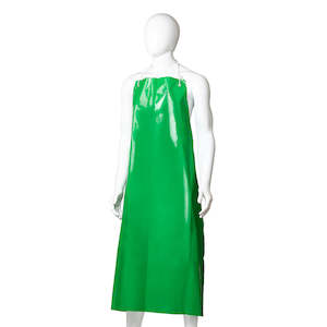M Reusable PVC Apron with Hooks Green | Each