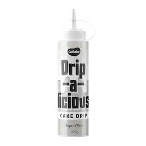 GoBake Drip-a-Licious Cake Drip Super White 250g