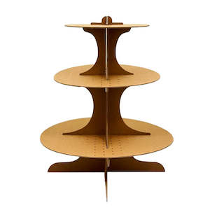 Qiwi 3 Tier Cardboard Cupcake Stand