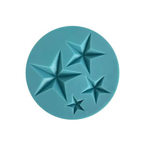 Tools Equipment: Cake Craft Assorted Star Silicone Mould