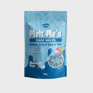 GoBake Melt Me's Choc Melts Bright Blue 200g