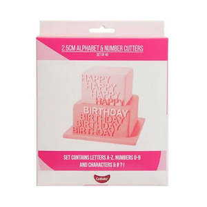 GoBake Alphabet & Numbers Cutters Set | Set of 40
