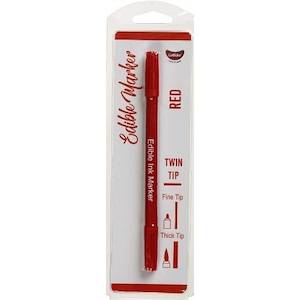 GoBake Edible Marker Twin Tip Red