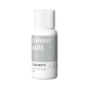 Colour Mill: Colour Mill Concrete Oil Based Food Colouring 20ml
