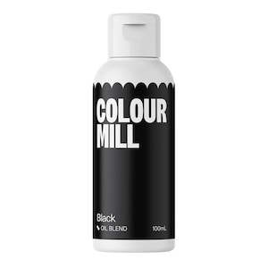 Colour Mill Black Oil Based Food Colouring 100ml