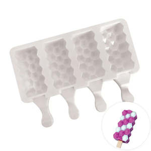Silicone Moulds: Cake Craft Hex Blocks Popsicle Silicone Mould
