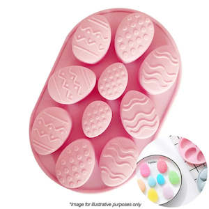 Silicone Moulds: Cake Craft Assorted Easter Egg Silicone Mould