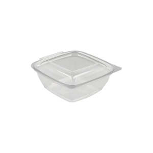 Clear Sho Bowls: Sho Bowl Clear Square 250ml | 50/Pack