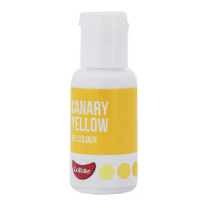 Gobake Food Colour: GoBake Gel Food Colour Canary Yellow 21g