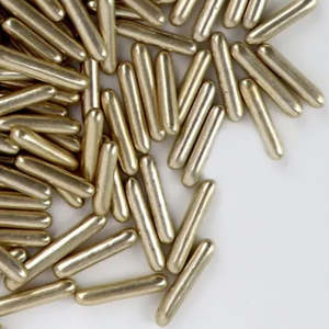 Sprinkles: GoBake Cachous Rods Vintage Gold - 85g