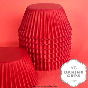 Muffin Cups: Cake Craft 700 Baking Cups | Red | 200/Pack
