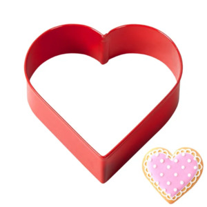 Valentines Day: Heart Cookie Cutter Red