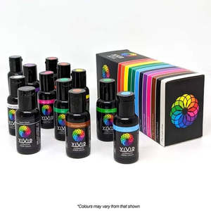 Vivid 12 Pack Gel Food Colours | 12 x 21g