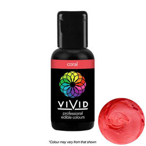 Vivid Gel Food Colour Coral 21g