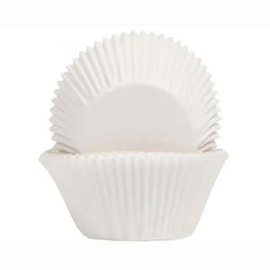 Muffin Cups: Eco Origin White Texas Baking Cups 56x45mm | 1000/Pack