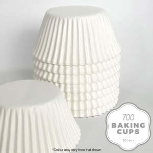 Muffin Cups: Cake Craft 700 Baking Cups | White | 200/Pack