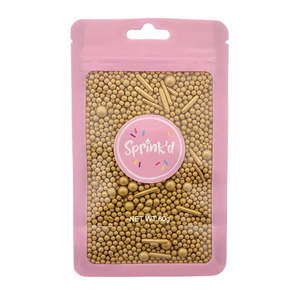 Sprinkles: Sprink'd Gold Metallic Mix 60g