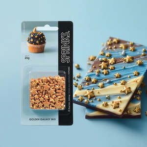 Sprinkles: Sprinks Golden Galaxy Mix Tiny Toppers - 25g