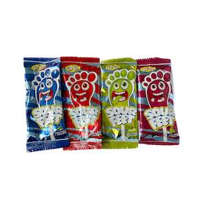 Sour Feet Lollipops