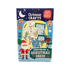Christmas Crafts - Colour your own Christmas Cards