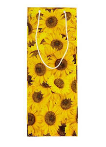 Local Kiwi Deals: Wine Bottle Bag Sunflowers Pattern - SQUARE