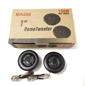 Frontpage: MA Audio 1” 120w Titanium Dome Tweeter (MA260)