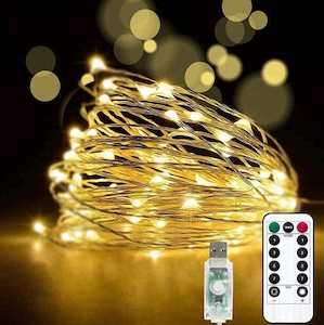 USB Powered Fairy Seed LED Lights Copper Wire String (5M-50LED) & (10M-100LED)
