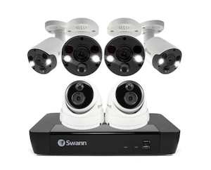 Swann 8CH 4K NVR Kit with 6 x 4K PIR Cameras