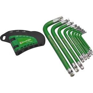 Tools: ToolPRO Short Hex Key Set - Torx, 9 Pieces