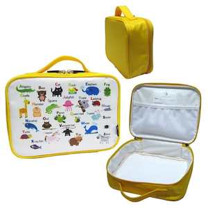 ALPHABET INSULATED BACKPACK YELLOW