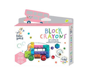 Haku Yoka: Block Crayons - School Bus