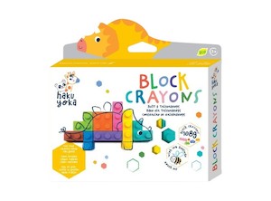 Haku Yoka: Block Crayons - Triceratops