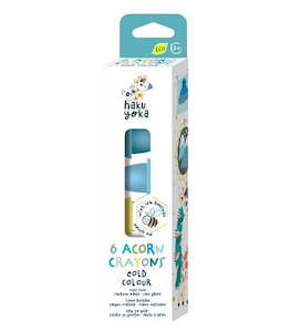 Haku Yoka: Acorn Crayons (6-Pack)