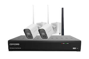 Swann: Concord 8 CH Long Range Wireless NVR Kit with 2 x 8MP Battery Cameras V3 QV5620