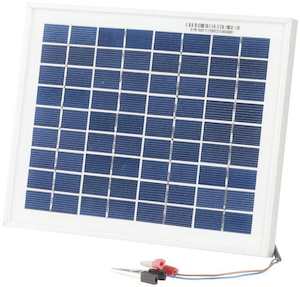 POWERTECH 12V 5W Solar Panel with Clips ZM9049