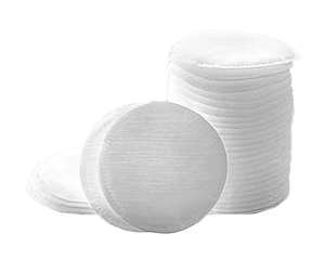 Electronics Photography: Round Double Sided Premium Makeup Remover Cotton Pads (80pcs)