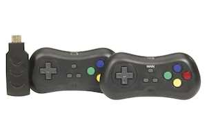 Computers: 2 Controller Wireless Retro Arcade Game Console with 638 Games GT4282