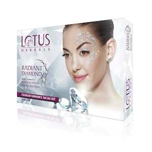Electronics Photography: Lotus Herbals Radiant Diamond Facial Kit (37gm) (DATED-SEPTEMBER-2024)