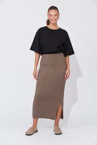 Skirts: Haven Cadiz Knit Skirt Marle
