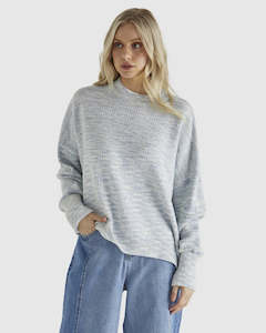 Jumpers: Sass Kirsha Knit Blue Marle