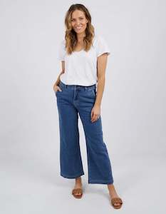 Elm Izzy Wide Leg Jean Dark Blue