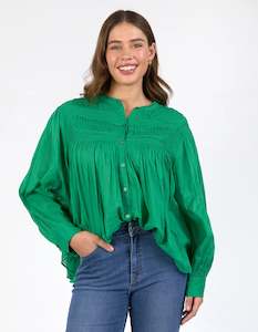 Elm: Elm Montana Blouse Pine Green
