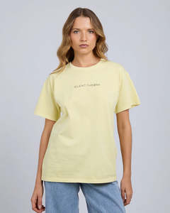 Silent Theory Logo Tee-Lemon