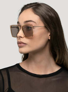 Otra Velda Transparent Coffee/Brown