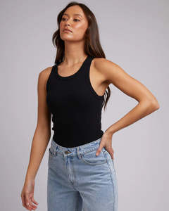 Silent Theory: Silent Theory Ella Tank Black